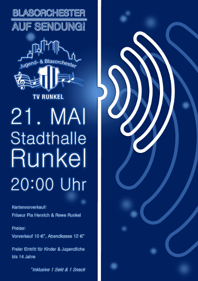 Jahreskonzert am 21. Mai 2016 in der Stadthalle Runkel